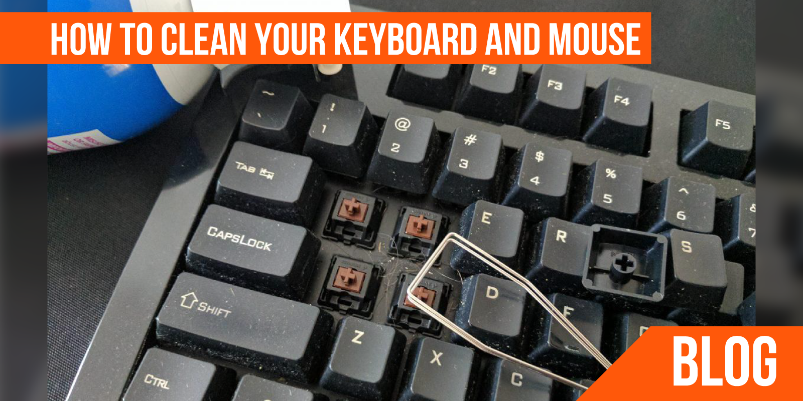 How to Clean a Computer Keyboard and Mouse