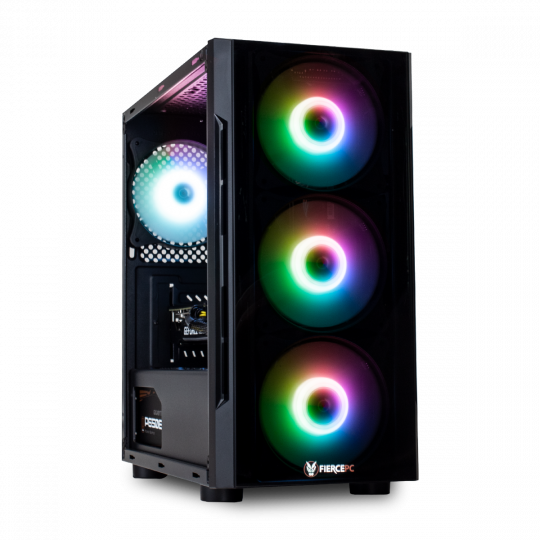 Fierce Sorcerer Gaming PC | AMD RYZEN 5 4500 | NVIDIA RTX 3050 OC 8GB | 16GB RAM 3200MHZ | 500GB M.2 SSD main product photo