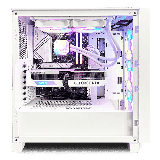 Pure White | AMD Ryzen 5 9600X | NVIDIA RTX 5070 | Custom Gaming