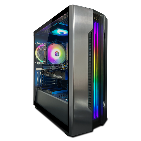 Next Day | Fierce Accelerator Gaming PC | AMD Ryzen 7 7700 | NVIDIA RTX 5070 12GB | 32GB RAM 5600Mhz | 2TB M.2 SSD main product photo
