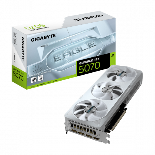 Gigabyte GeForce RTX 5070 Ti EAGLE OC ICE 16GB Graphics Card main product photo