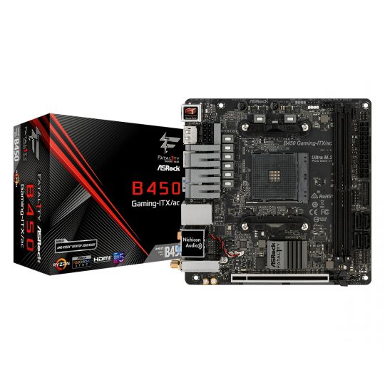 Asrock Fatal1ty B450 Gaming-ITX/ac main product photo