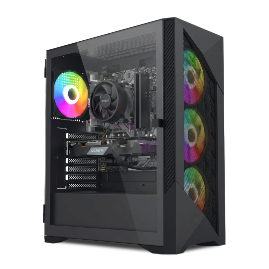 Fierce Spark Gaming PC | AMD Ryzen 7 5700X | AMD Radeon RX 9060 XT