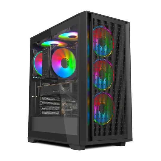 Fierce Quantum PC Bundle | AMD Ryzen 5 7500F | NVIDIA RTX 5060 Ti