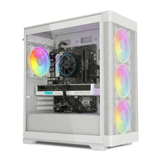 Pure White | Intel Core i5 12400F | NVIDIA RTX 5060 | Custom