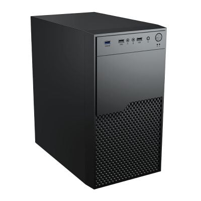 Vida Enterprise mATX Office Case - Black