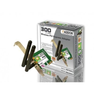 Addon NWP310Ev2 11N 300Mbps PCIe Wi-Fi Card Addon NWP310Ev2 11N 300Mbps PCIe Wi-Fi Card