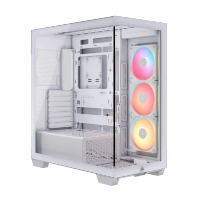 Corsair 3500X LX-R RGB iCUE LINK Mid-Tower PC Case - White