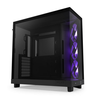 NZXT H6 Flow RGB Mid-Tower Case - Black