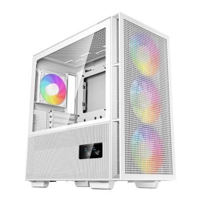 DeepCool CH560 Digital Mid Tower PC Case - White