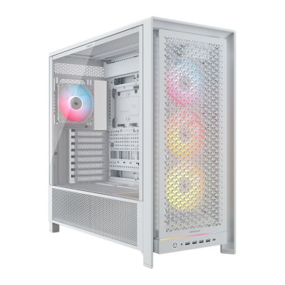 Corsair FRAME 5000D RS ARGB Modular Mid-Tower PC Case - White