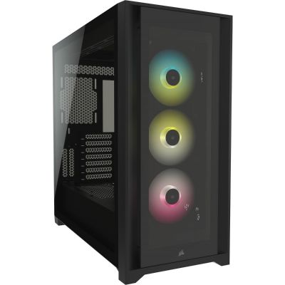 Corsair iCUE 5000X RGB PC Case - Black