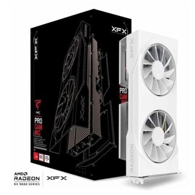 XFX Radeon RX 9060 XT Swift OC White Gaming Edition 8GB Graphics Card