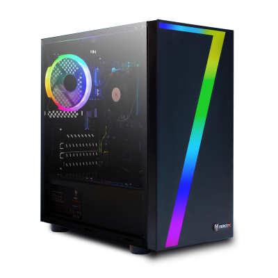 Fierce Roadster Gaming PC| i5-10400F 2.9GHz Hex Core | RTX 3050 8GB | 16GB 3000MHz | Windows 11 Home