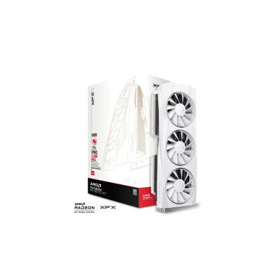XFX Radeon RX 9070 XT Quicksilver White Gaming Edition 16GB Graphics Card