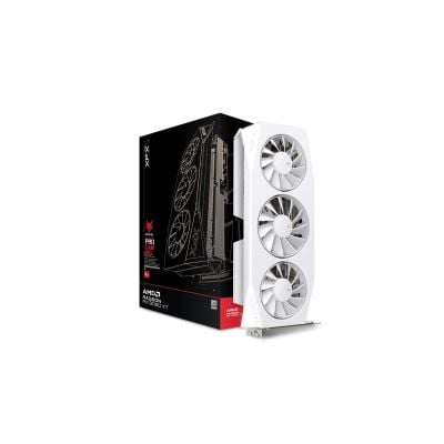 XFX Radeon RX 9060 XT Mercury OC White Gaming Edition 16GB Graphics Card