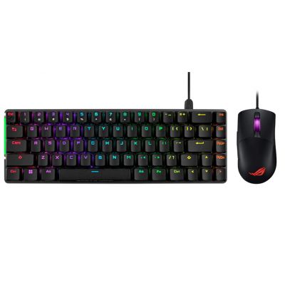 ASUS ROG FALCHION ACE Compact Mechanical RGB Keyboard & ASUS ROG Keris Wired Optical Gaming Mouse