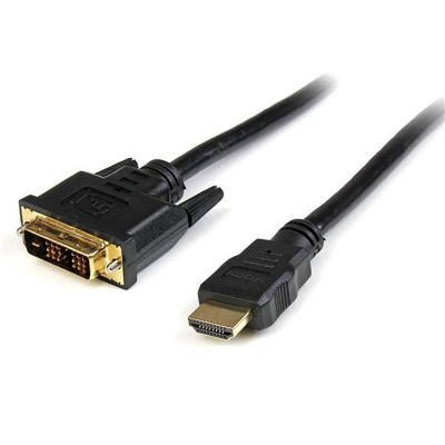 1.8m HDMI to DVI-D Cable Male to Male - Black