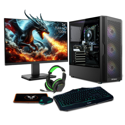 Fierce Feral PC Bundle | AMD Ryzen 5 4500 | NVIDIA GTX 1050 Ti 4GB | 16GB RAM 3200MHZ | 1TB M.2 SSD