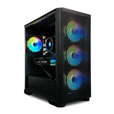 Fierce Necrotic Gaming PC | AMD Ryzen 7 7800X3D | NVIDIA RTX 4070 Super | Custom Gaming PC