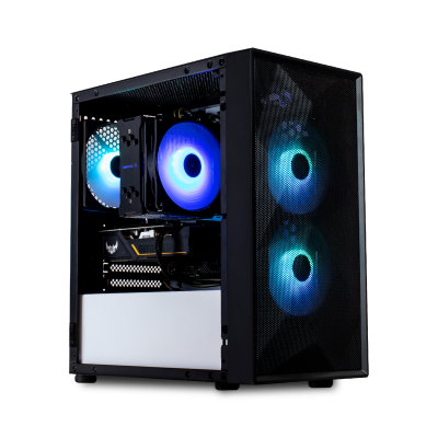 Fierce Forge M2 Gaming PC | Intel Core i5 12400F | NVIDIA RTX 4060 8GB | 16GB RAM 3200Mhz | 1TB M.2 SSD
