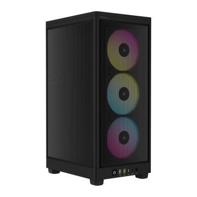 Corsair iCUE 2000D RGB Airflow PC Case - Black
