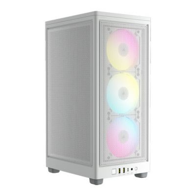Corsair iCUE 2000D RGB Airflow PC Case - White