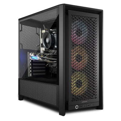 Express | Fierce Corrupter Gaming PC | AMD Ryzen 7 7700 | AMD Radeon RX 9070 16GB | 32GB RAM 5600Mhz | 2TB M.2 SSD