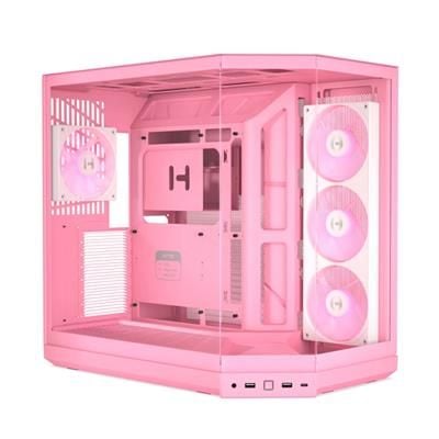 HYTE Y50 RGB Mid-Tower PC Case - Strawberry Milk