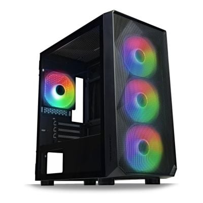 Tecware Forge M Omni ARGB Gaming PC Case - Black