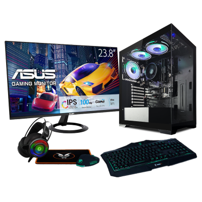 Next Day | Fierce Vanguard Gaming PC Bundle | AMD Ryzen 5 5600GT | 16GB RAM 3200MHZ | 1TB M.2 SSD