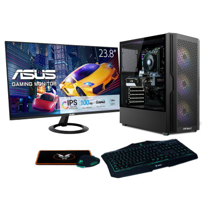Fierce x4 Gaming PC Bundle | AMD Ryzen 5 4500 | NVIDIA RTX 3050 6GB | 16GB 3200Mhz RAM | 1TB M.2 SSD