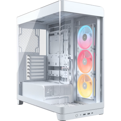 Corsair 4500X LX-R RGB iCUE LINK Mid-Tower PC Case - White