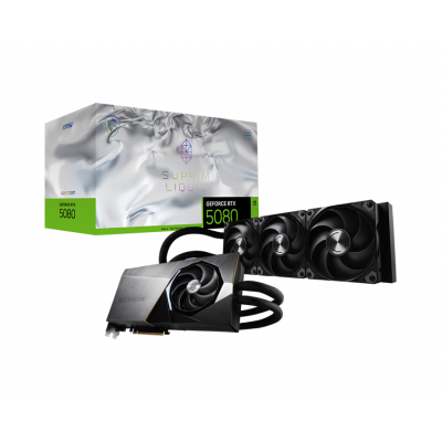 MSI GeForce RTX 5080 SUPRIM 16GB LIQUID SOC 16GB Graphics Card