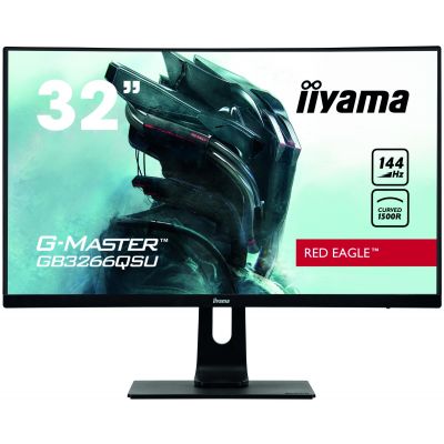 iiyama G-MASTER GB3266QSU-B1 LED display 81.3 cm (32") 2560 x 1440 pixels Quad HD Black