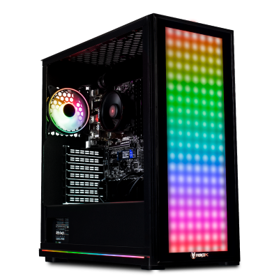 FIERCE LUMINA GAMING PC | AMD Ryzen 5 4600G | Integrated Radeon Graphics | 16GB RAM 3200MHZ | 1TB M.2 SSD