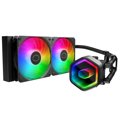 Cooler Master MasterLiquid 240 Core II ARGB AIO Liquid Cooler - Black