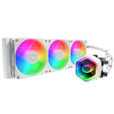 Cooler Master MasterLiquid 360 Core II ARGB AIO Liquid Cooler - White
