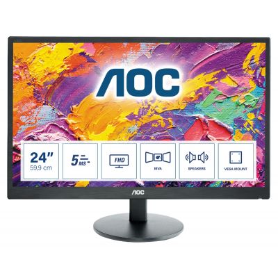 AOC Value-line M2470SWH (23.6 inch) LCD Monitor 3000:1 250cd/m2 1920x1080 5ms