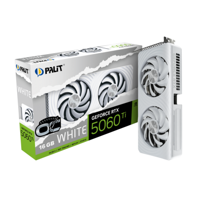 Palit GeForce RTX 5060 Ti 16GB White OC Graphics Card