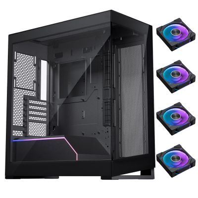 Phanteks NV5 PC Case - Black w/ 4x Fans