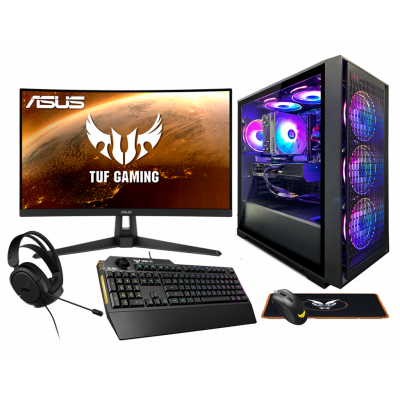 Fierce Quantum PC Bundle | AMD Ryzen 5 7500F | NVIDIA RTX 5070 | 32GB RAM 5600MHZ | 2TB M.2 SSD