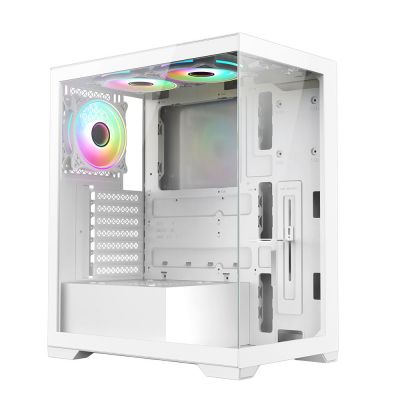 VIDA Vetro ARGB ATX PC Case - White