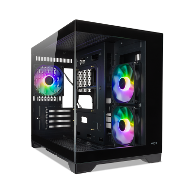 Tecware VXN Evo Dual Chamber RGB PC Case - Black