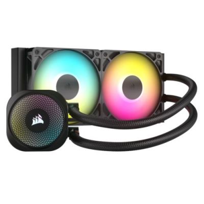 CORSAIR NAUTILUS 240 RS ARGB 240mm AIO Liquid CPU Cooler - Black