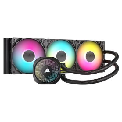 CORSAIR NAUTILUS 360 RS ARGB 360mm AIO Liquid CPU Cooler - Black