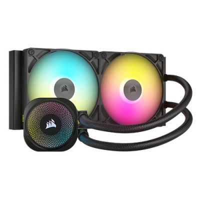 CORSAIR iCUE LINK TITAN 280 RX RGB 280mm AIO Liquid CPU Cooler - Black