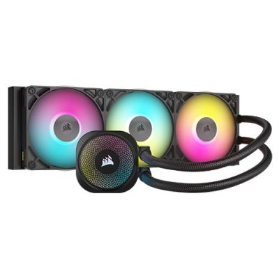 CORSAIR iCUE LINK TITAN 360 RX RGB 360mm AIO Liquid CPU Cooler - Black