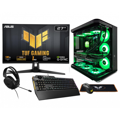 Fierce Opulence PC Bundle | AMD Ryzen 7 9800X3D | NVIDIA RTX 5080 16GB | 32GB RAM 6000MHZ | 2TB M.2 SSD