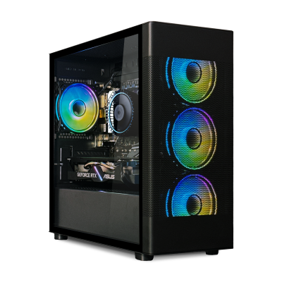 Fierce Wraith Gaming PC | Intel Core i5 12400F | NVIDIA RTX 5060 Ti 8GB | 16GB RAM 3200Mhz | 1TB M.2 SSD